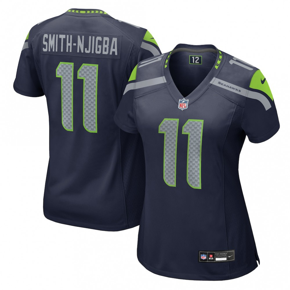Jaxon Smith-Njigba Seattle Seahawks Nike Women's Game Jersey - College Navy-GridironStore